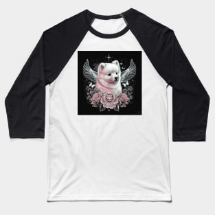 Samoyed  Angel Memorial Baseball T-Shirt